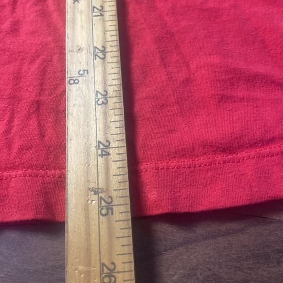 Nike Red Swoosh Logo Graphic T-Shirt Men’s Medium - Picture 4 of 5